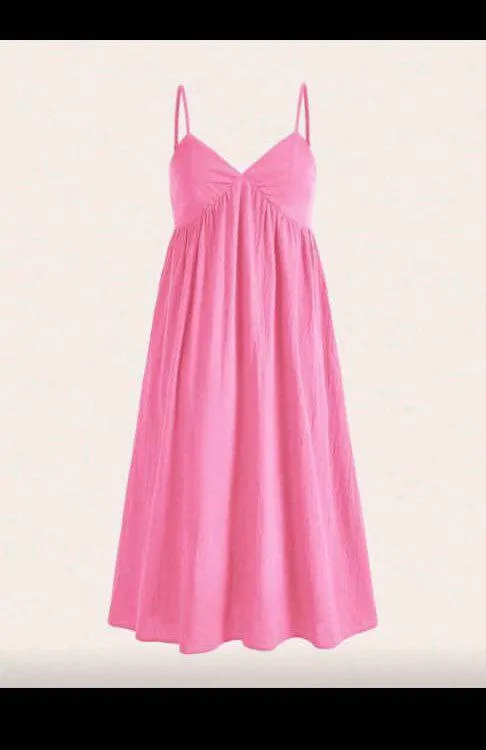 EZwear Summer Casual Woven Cami Dress