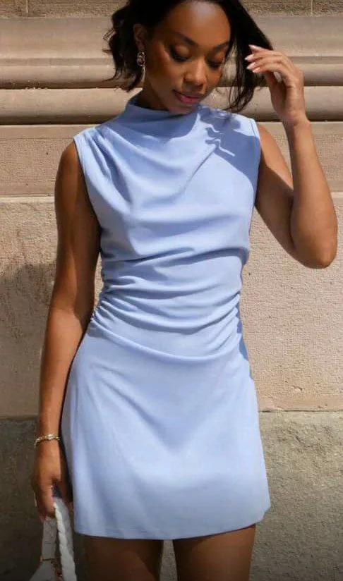 Annabel Bias Mini Dress